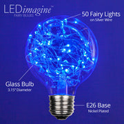 G80 Blue ImagineLED TM Fairy Light Bulbs
