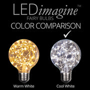 G80 Cool White LEDimagineTM Fairy Light Bulbs