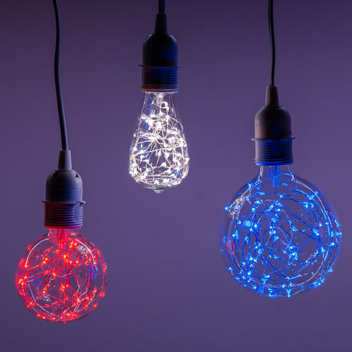 G80 Red LEDimagineTM Fairy Light Bulbs
