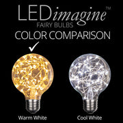 G80 Warm White LEDimagineTM Fairy Light Bulbs