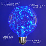 G95 Blue LEDimagineTM Fairy Light Bulbs