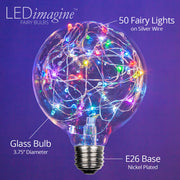 G95 Color Change RGB LEDimagineTM Fairy Light Bulbs