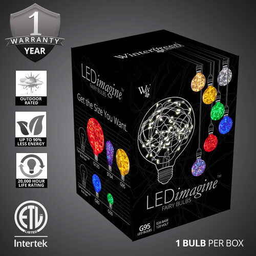 G95 Green LEDimagineTM Fairy Light Bulbs