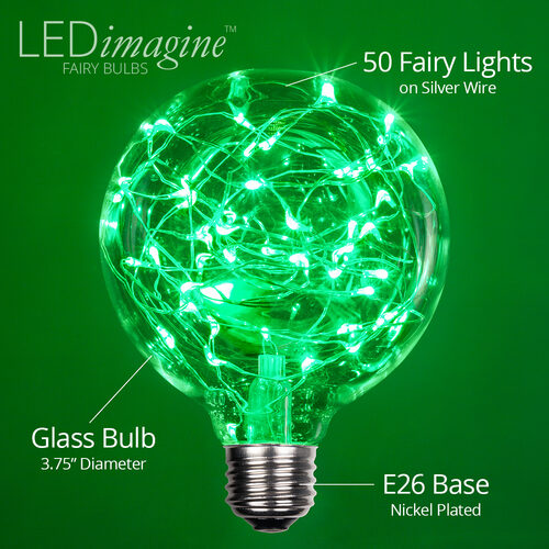 G95 Green LEDimagineTM Fairy Light Bulbs
