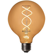 G95 Transparent Glass Warm White FlexFilament Globe Light LED Edison Bulbs
