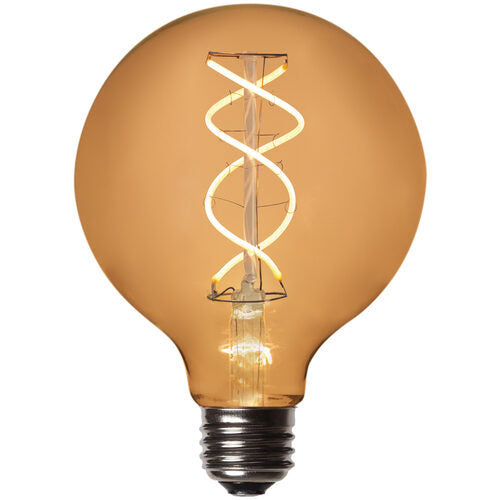G95 Transparent Glass Warm White FlexFilament Globe Light LED Edison Bulbs