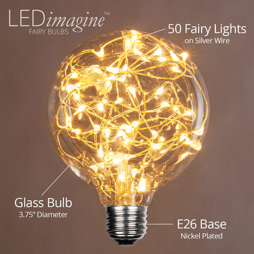 G95 Warm White LEDimagineTM Fairy Light Bulbs