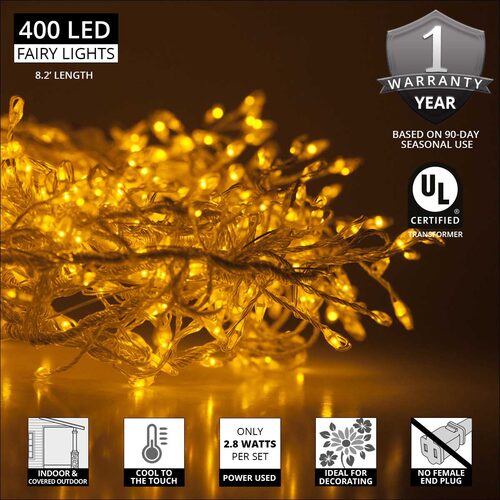 Gold LED Fairy Lights, Gold Wire