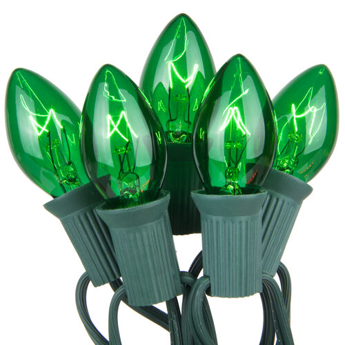 Green C7 Lights on Green Wire