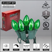 Green C7 Lights on Green Wire