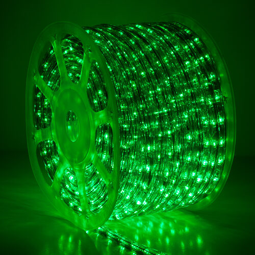 Green LED Rope Light, 150 ft