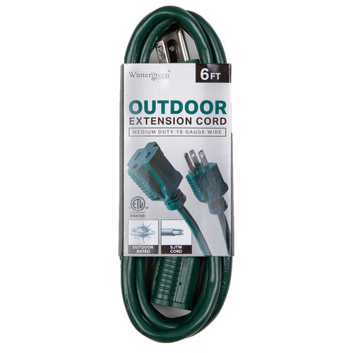 Green Medium Duty Extension Cord