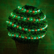 Green, Red LED Rope Light, 18 ft