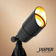 Jasper Low Voltage Landscape Lighting Outdoor Compact Spotlight, Black