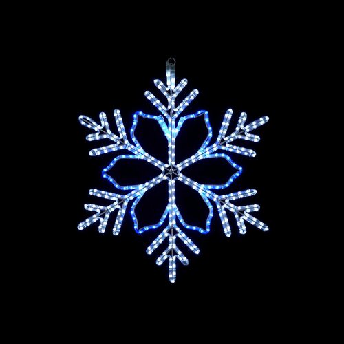 LED Christmas Snowflake with 6-Point Star Center
