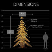 LED Christmas Tree with Star Top