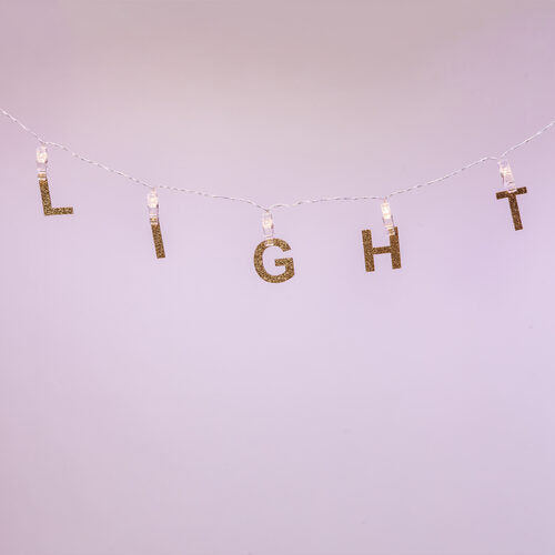 LED Clothes Pin String Lights, 10 Warm White Lights
