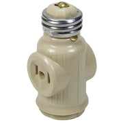 Light Socket Adapter, 2-Tap Outlets