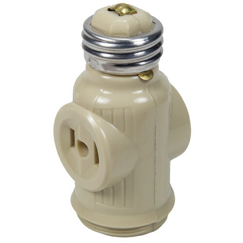 Light Socket Adapter, 2-Tap Outlets