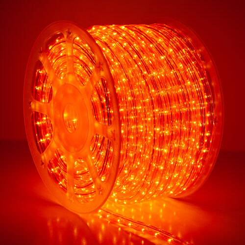 Orange Rope Light, 150 ft