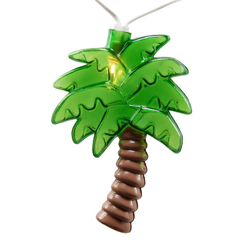 Palm Tree String Lights, 10 Clear Lights
