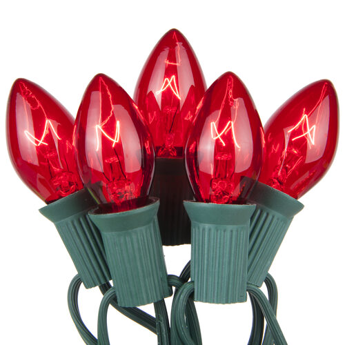 Red C7 Lights on Green Wire