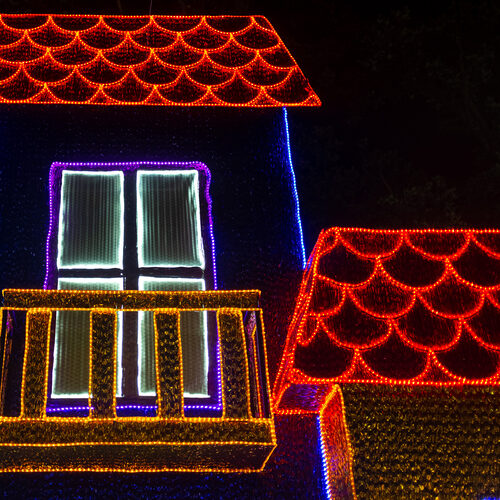 Red Rope Light, 150 ft