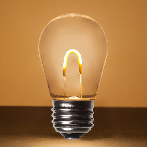 S14 Shatterproof Warm White FlexFilament TM LED Bulbs