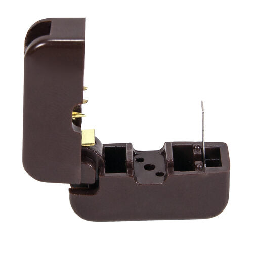 Snap-On Female Zip Plug, SPT1, Brown
