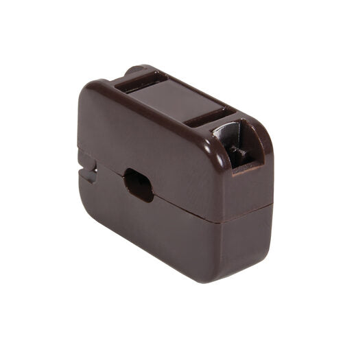 Snap-On Female Zip Plug, SPT1, Brown