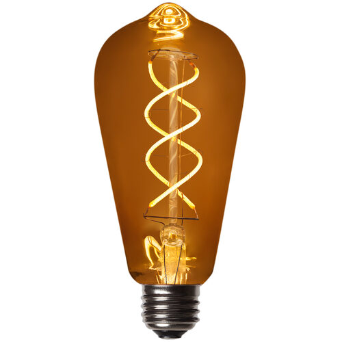 ST64 5W Antiqued Glass Warm White FlexFilament® LED Edison Bulbs