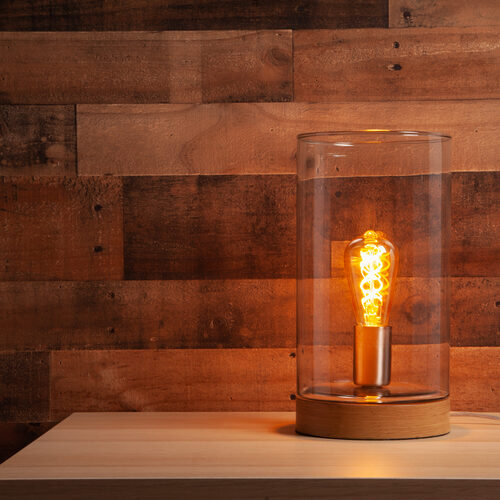 ST64 5W Antiqued Glass Warm White FlexFilament® LED Edison Bulbs