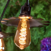 ST64 Antiqued Glass Warm White FlexFilament LED Edison Bulbs