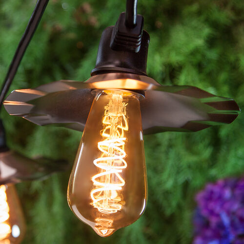 ST64 Antiqued Glass Warm White FlexFilament LED Edison Bulbs