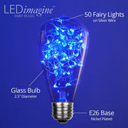 ST64 Blue LEDimagineTM Fairy Light Bulbs