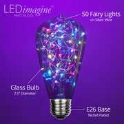 ST64 Color Change RGB LEDimagineTM Fairy Light Bulbs