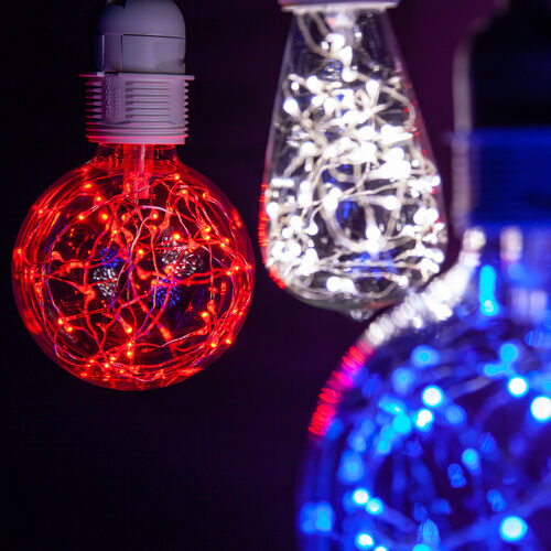 ST64 Cool White LEDimagineTM Fairy Light Bulbs