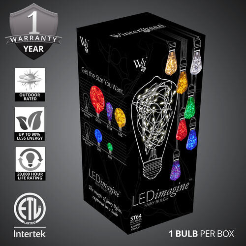 ST64 Gold LEDimagineTM Fairy Light Bulbs