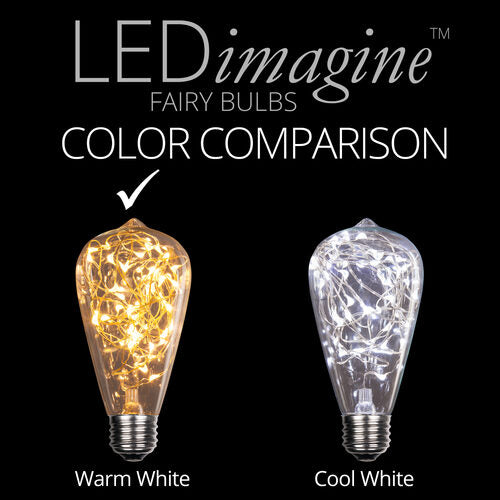 ST64 Warm White LEDimagineTM Fairy Light Bulbs