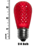 T50 Acrylic Red LED Bulbs