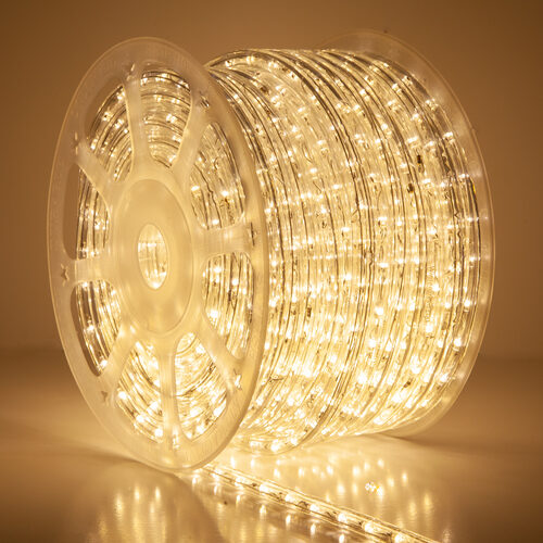 Warm White LED Rope Light, 150 ft