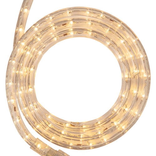 Warm White LED Rope Light, 18 ft