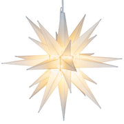 White LED Moravian Star