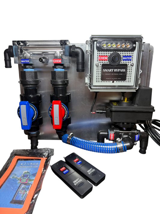 Gen 2 1" Remote Control System With 2 Port Soft Washing Manifold