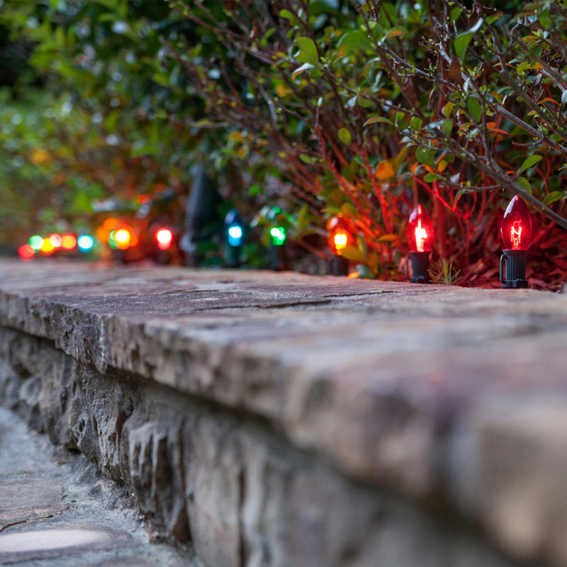 C9 Multicolor Triple Dipped Transparent Bulbs