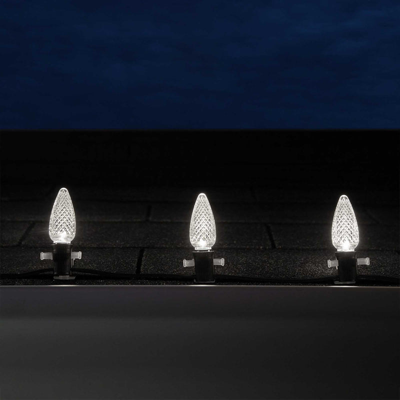 C9 Pure White Kringle Traditions LED Bulbs