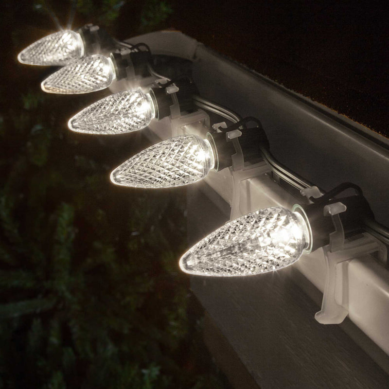 C9 Pure White Kringle Traditions LED Bulbs