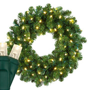 Oregon Fir Prelit LED Wreath, Warm White Lights