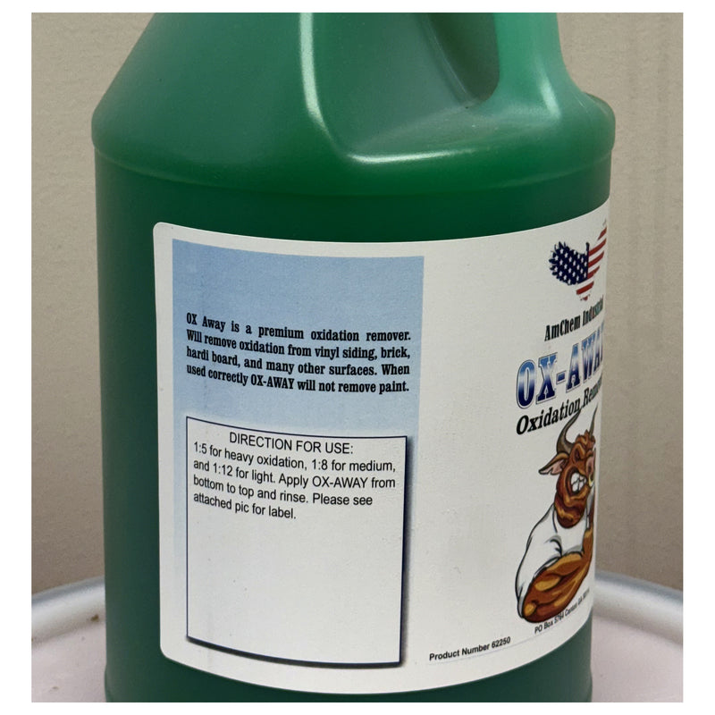 Ox Away directions label