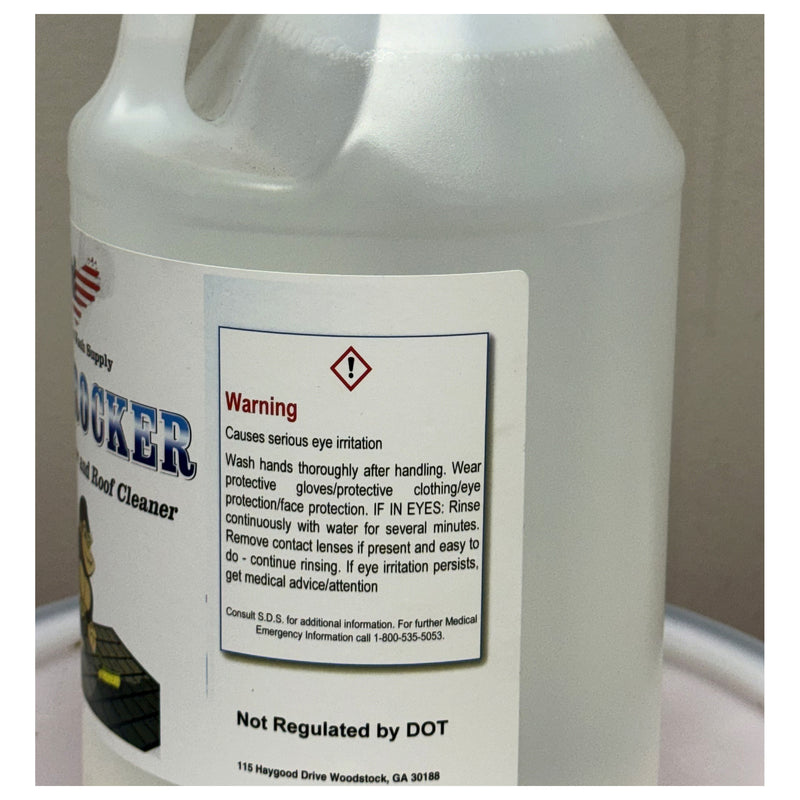 Roof Rocker warning and safety label